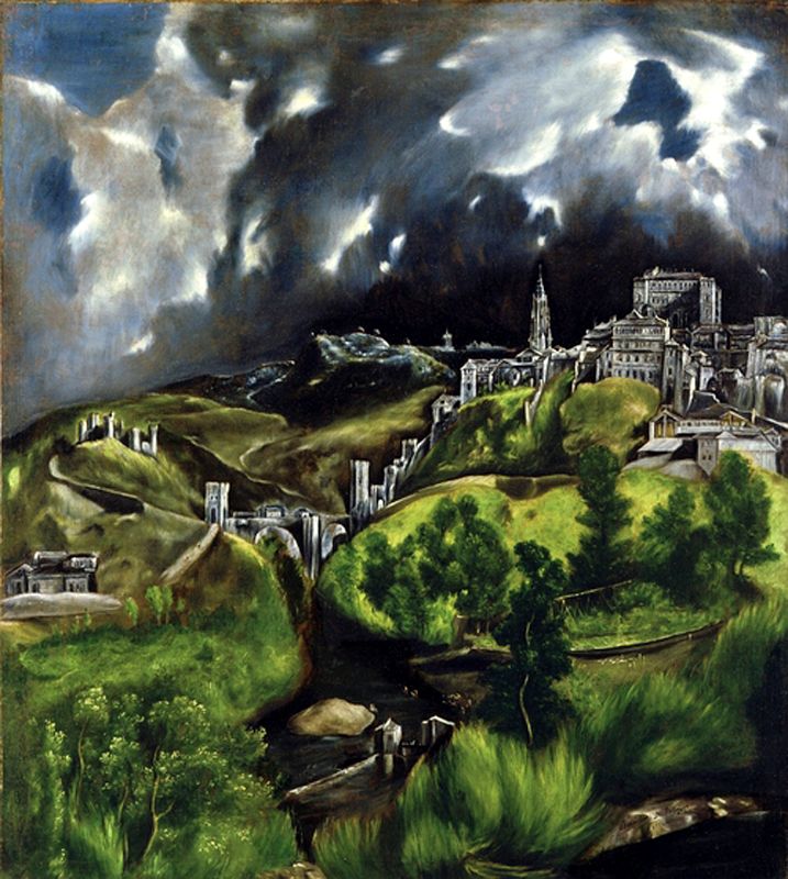 Top Met Paintings Before 1860 10 El Greco View of Toledo